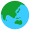 Globe Showing Asia-Australia emoji on Mozilla